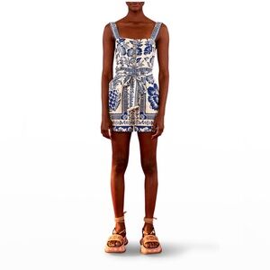 NWOT FARM RIO BLUE PINEAPPLE GARDEN ROMPER LARGE